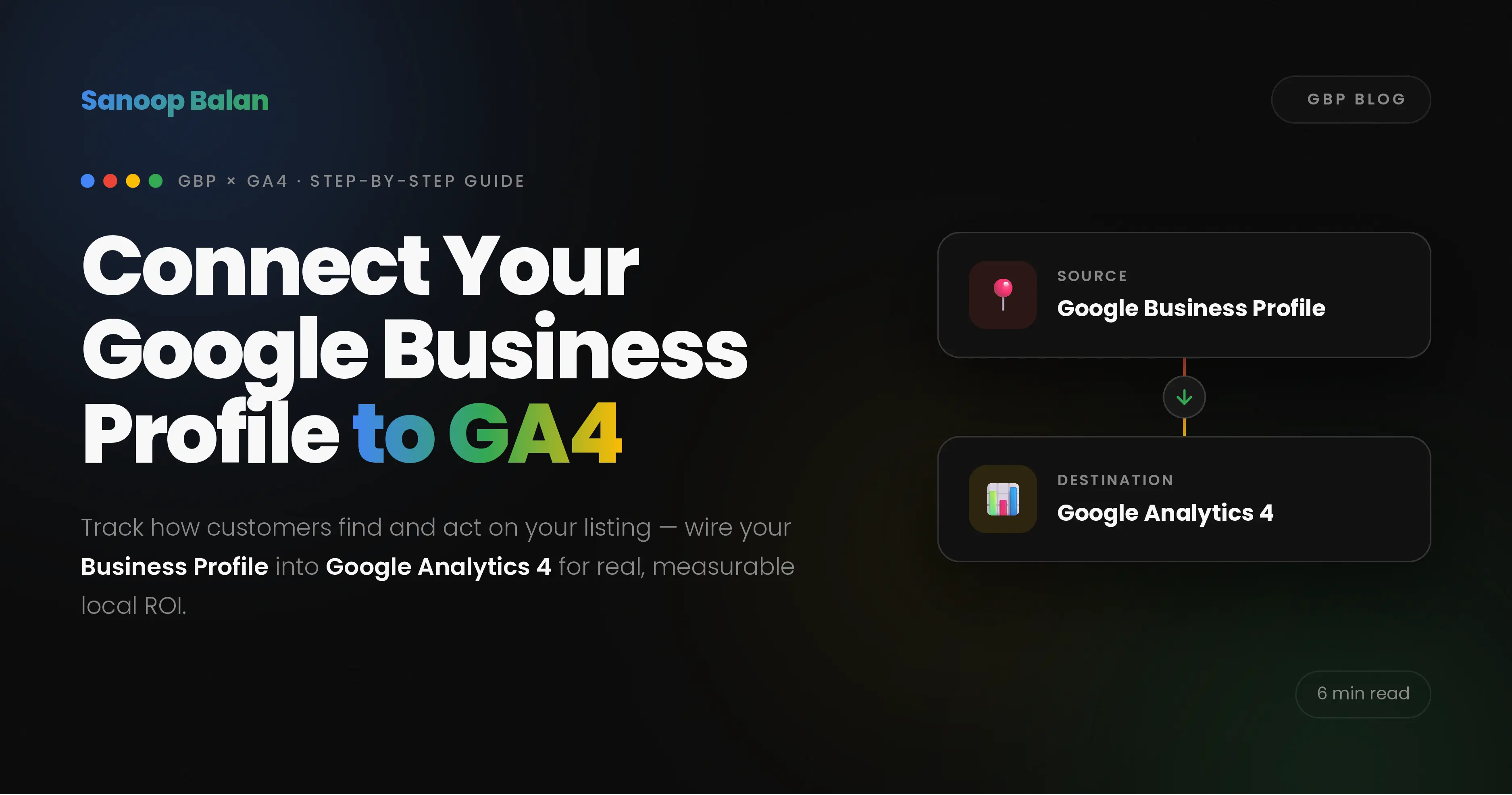 How to Connect Your Google Business Profile to GA4