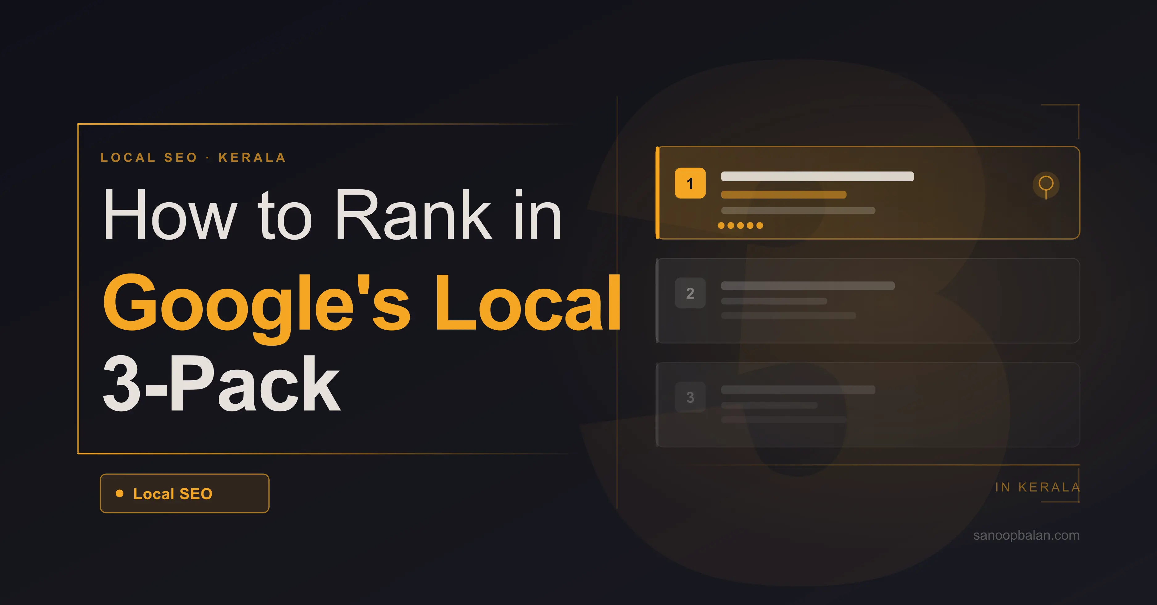 How to Rank in Google's Local 3-Pack in Kerala