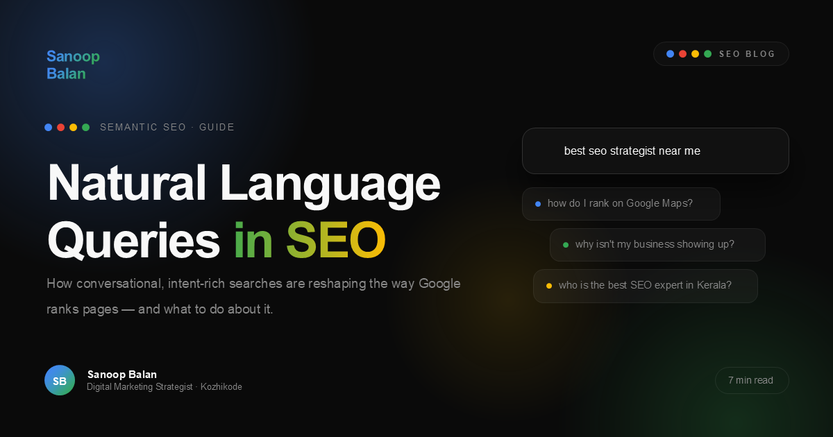 What Are Natural Language Queries in SEO? (2026 Guide)
