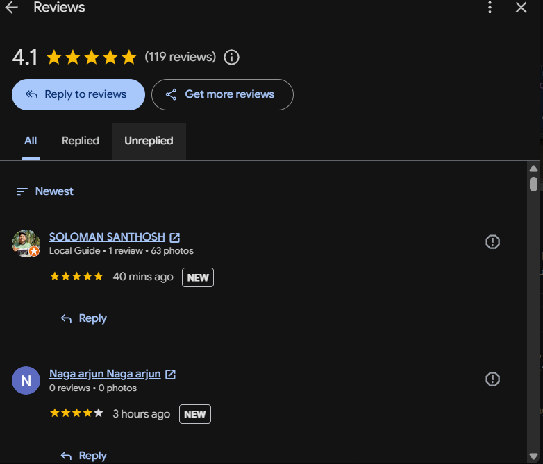 Google Reviews Panel (Feb-Jul 2026)