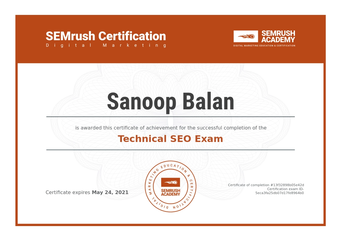 SEO Training SEMrush Technical